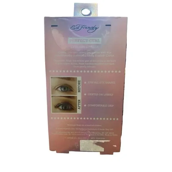 Ed Hardy Perfect Curl Eyelash Curler with Pink Handles - Picture 4 of 4